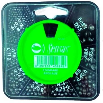 Набор грузов Sensas Large Shot 150 г. 0.07-1.8 г