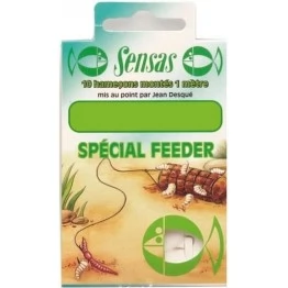 Крючки с поводками Sensas Special Feeder 100см