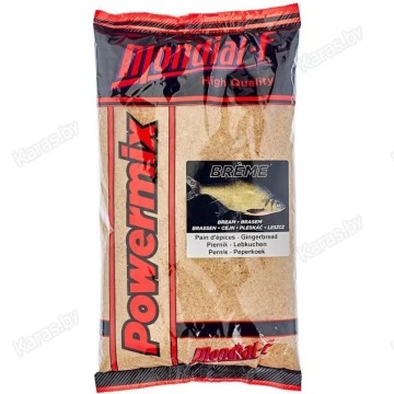 Прикормка Mondial-F Powermix Bream Gingerbread 2.5 кг (лещ, имбирный пряник)