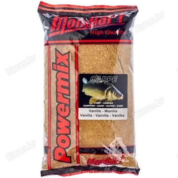 Прикормка Mondial-F Powermix Carp Vanille 2.5 кг (карп, ваниль)