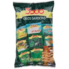 Прикормка Sensas 3000 Gros Gardons 0.8 кг (коричневая, плотва)