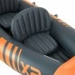 Надувной 2-местный каяк из ПВХ Pro Marine x2 Orange (надувное дно, оранжевый)