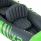Надувной 2-местный каяк из ПВХ Pro Marine x2 Green (надувное дно, зеленый)