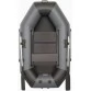 Надувная 1-местная ПВХ лодка Sharks S 220 (жесткая слань, серо-черная)