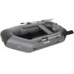 Надувная 1-местная ПВХ лодка Sharks S 220 ВНД (надувное дно, серо-черная)