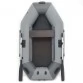 Надувная 1-местная ПВХ лодка Sharks S 220 (пол-книжка, серо-темно-серый)