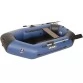Надувная 1-местная ПВХ лодка Sharks S 220 ВНД (надувное дно, сине-черная)