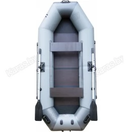 Надувная 2-местная ПВХ лодка Sharks S 250 (пол-книжка, серо-темно-серый)