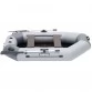 Надувная 2-местная ПВХ лодка Sharks S 270 (пол-книжка, серо-темно-серая)
