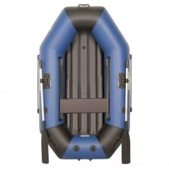 Надувная 1-местная ПВХ лодка Sharks S 220 ВНД (надувное дно, сине-черная)