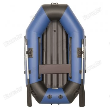Надувная 1-местная ПВХ лодка Sharks S 220 ВНД (надувное дно, сине-черная)