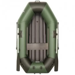 Надувная 1-местная ПВХ лодка Sharks S 220 ВНД (надувное дно, зелено-черная)