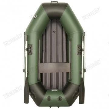 Надувная 1-местная ПВХ лодка Sharks S 220 ВНД (надувное дно, зелено-черная)