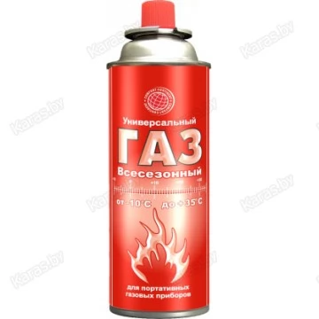 Газ универсальный всесезонный Sibiar, цанговый, 220 гр.