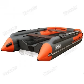 Надувная 5-местная ПВХ лодка Skat Triton 370 NDFI (НДНД, интегрированный фальшборт)