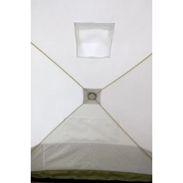 Палатка зимняя Следопыт КУБ PREMIUM трехслойная (2.4х2.4х2.15 м)