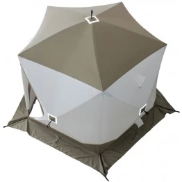 Палатка зимняя Следопыт КУБ PREMIUM 5 СТЕН, трехслойная (2.8х2.75х2.05 м)