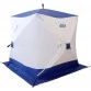 Палатка зимняя Следопыт КУБ 3 бело-синяя (1.8х1.8х2.0 м, Oxford 210D)