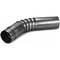 Труба угловая на печи дровяные Следопыт (угол: 45 градусов)