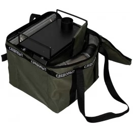 Печь дровяная Следопыт походная малая с экранами PF-SW-02