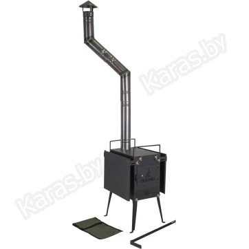 Печь дровяная Следопыт походная малая с экранами PF-SW-02