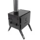 Печь дровяная Следопыт Light походная малая PF-SW-10 (с экранами, угловыми трубами)