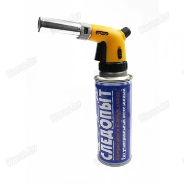 Горелка газовая портативная Следопыт GTP-N01, с пьезоэлектрическим розжигом