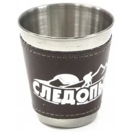 Набор рюмок Следопыт 0,06 л в чехле и кожаном оплёте (4 шт) PF-CWS-P29SET