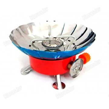 Плита газовая портативная Следопыт GR-201 с пъезоподжигом (ветрозащитная)