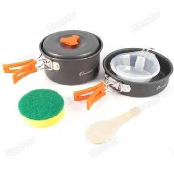 Набор посуды Следопыт Compact из анодированного алюминия на 2 персоны