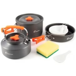 Набор посуды Следопыт Optimum из анодированного алюминия на 3 персоны