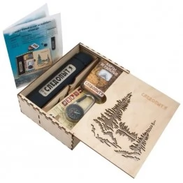 Подарочный набор Следопыт "Поход" (термос, компас, карты)