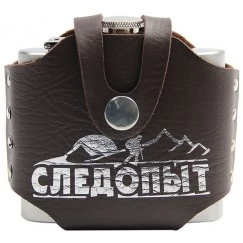 Фляжка Следопыт в кожаном чехле 200мл (PF-BD-F13)