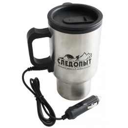 Автокружка Следопыт с подогревом от прикуривателя PF-CWS-P19 (500 мл, пластиковая колба)