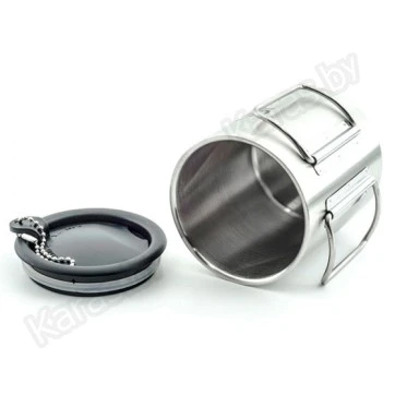 Кружка изотермическая Следопыт 0.28 л со складными ручками PF-CWS-P62