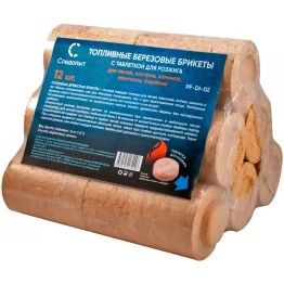 Топливные брикеты Следопыт с таблеткой для розжига, 12 шт