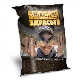 Прикормка зимняя Снасти Здрасьте Хлебушек 0.8 кг (темная)