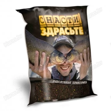 Прикормка зимняя Снасти Здрасьте Хлебушек 0.8 кг (темная)