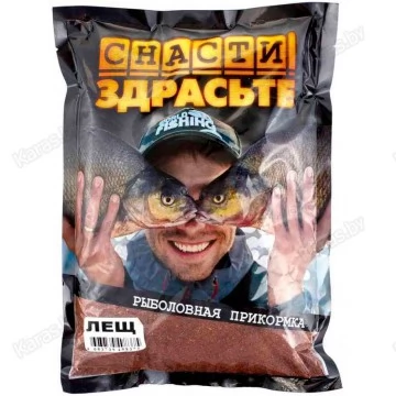 Прикормка Снасти Здрасьте Лещ 0.8 кг (красная)