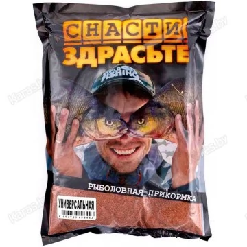 Прикормка Снасти Здрасьте Универсальная 0.8 кг (коричневая)