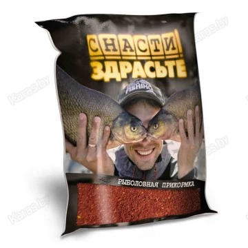 Прикормка зимняя Снасти Здрасьте Мотыль 0.8 кг (красная)