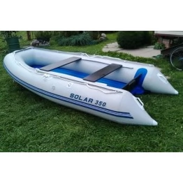 Надувная 3-ёх местная ПВХ лодка Солар Максима 350 килевая с транцем