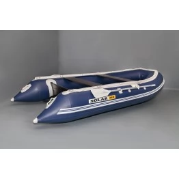 Надувная 4-ёх местная ПВХ лодка Солар Максима 380 килевая с транцем