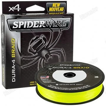 Леска плетёная SpiderWire DURA-4 Yellow 150 м