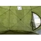 Палатка зимняя СТЭК ЧУМ 3Т трехслойная, камуфляж, с выводом под трубу и москитной сеткой (4.2х2.2х2.2 м)