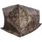 Палатка зимняя СТЭК ДУБЛЬ 3 Т трехслойная, камуфляж, с выводом под трубу и москитной сеткой (2.2х4.4х2.05 м)