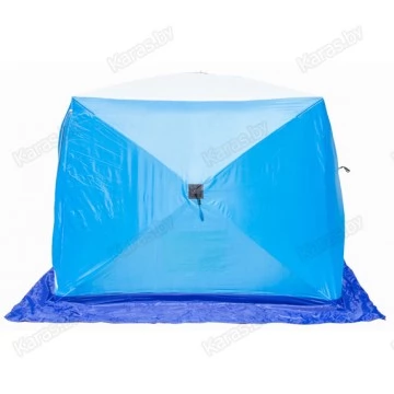 Палатка зимняя СТЭК КУБ 2 LONG трехслойная, дышащая (1.8х2.1х1.75 м)