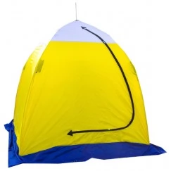 Палатка зимняя СТЭК "ELITE" 1-местная "дышащая" (2x2x1.5м)