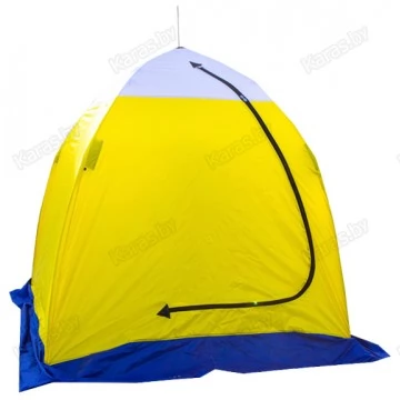 Палатка зимняя СТЭК "ELITE" 1-местная "дышащая" (2x2x1.5м)