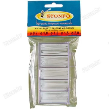 Кембрики силиконовые Stonfo 30-5, Ø 0.7-1.0-1.2-1.5-2.0 мм